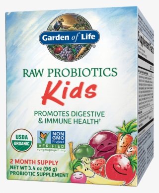 Garden Of Life Raw Probiotics For Kids Digestive Powder, - Raw Probiotics For Kids