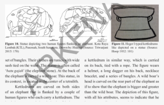 Bukit Selayar, Where A Relief Of A Human Figure Carrying - Drawing