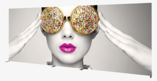 Vector Frame Rectangle 07 Fabric Banner Display - Fashion Eyewear
