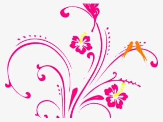 Flowers Borders Clipart Butterfly - Flower Butterfly Clip Art
