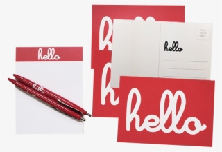Hello Stationery Kit - Hi Hello Bye Vibes Chats