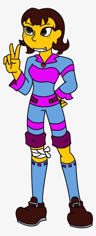 So, This Is My Interpretation Of Frisk - Cartoon