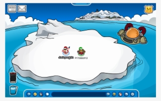 ~minimonos Bannas ~minecraft Cows - Club Penguin Crack The Iceberg