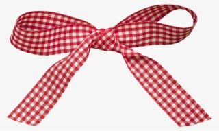 Bow, Check, Christmas, Country Christmas, Loop, Ribbon - Red And White Checkered Bow Clipart