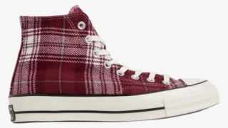 Converse Chuck Taylor All Star 70 Hi 'plaid Pack' - Converse Dark Burgundy