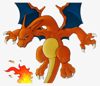 Pokemon Clipart Baby Dragon - Pokemon Charizard