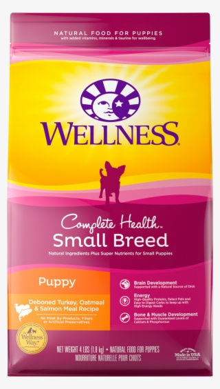 Ch Small Breed Puppy - Wellness Complete Health Small Breed Puppy Turkey Oatmeal