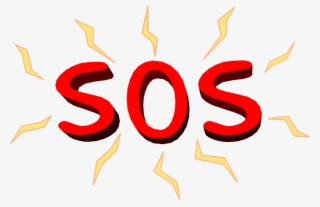Sos Clear Mayday Cartoon Logo - Sos Clipart