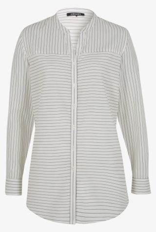 Pinstriped Blouse - Off White - Blouse