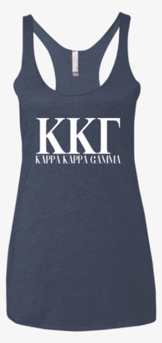Kappa Kappa Gamma Triblend Racerback Tank - Shirt