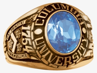 Columbia University Men's Traditional - Titanium Ring