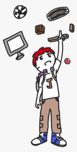 Youtube Thumbnail Zero Gravity - Cartoon