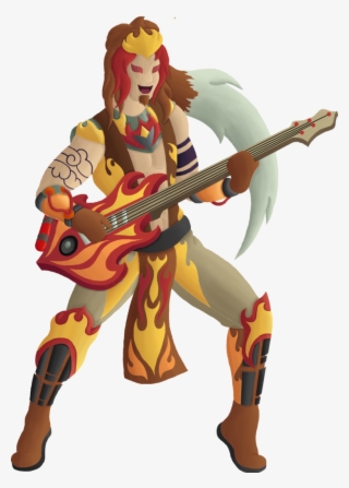 Guitarist Character Concept Art