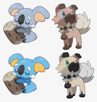 Improved Versions Of My Shines For Iwanko And Nekkoara - Pokemon Sun And Moon Rockruff