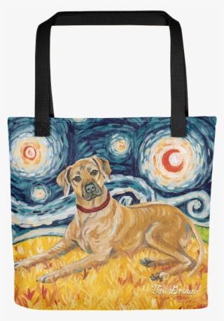 Rhodesian Ridgeback Starry Night Tote