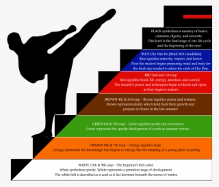 Cropped-belts - Karate Kick Silhouette