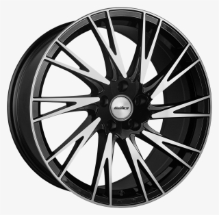 20" Calibre Storm Black/pol Alloy Wheels Vw Transporter - Speedy Fin