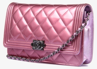Pink Bag Leather Pearl Handbag Chanel Clipart - Chanel Bag Png
