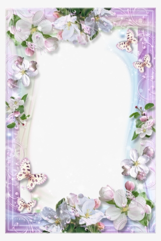 Beautiful Flowers Transparent Frame Gallery Yopriceville - Beautiful Transparent Frame Flowers