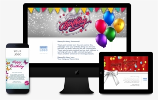 Personalised Business Birthday Ecards Compatible With - Greeting Card