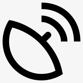 Dish Clipart Svg - Directional Antenna Icon