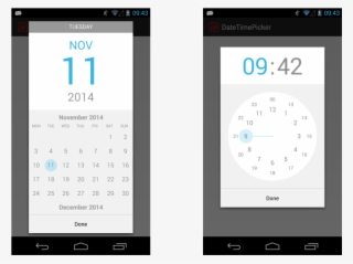 For Example Read A Calendar Similar To This And Select - Android Studio Date Time Picker