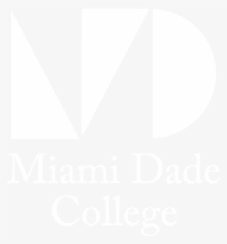 Miami Dade College White Logo
