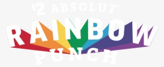 $2 Absolut® Rainbow Punch - Graphic Design