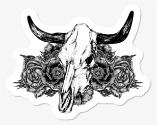 Owl Spirit $3 - Pen Drawing Bull Skull