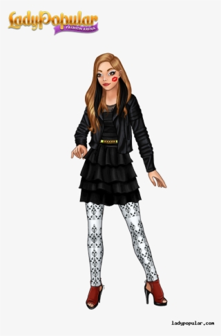 Black And White - Lady Popular Fashion Arena Kpop Style