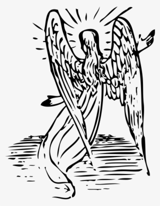 Angel From Behind Png