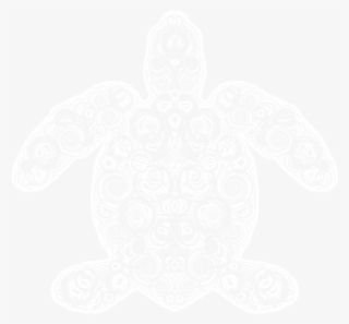 The Turtle Shape Is Filled With An Attractive Swirl - Shirt Design Florida Sea Turtle Company