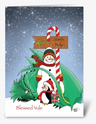 North Pole Greeting Card - Gift