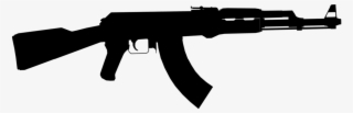 Weapons Gun Silhouette - Ak 47