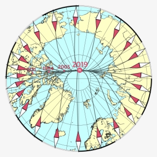 The Magnetic North Pole Is Constantly Wandering And - North Magnetic Pole
