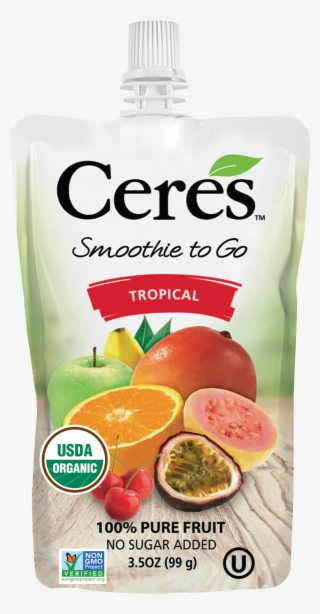Tropical 100% Pure Fruit Smoothie - Ceres Smoothie To Go