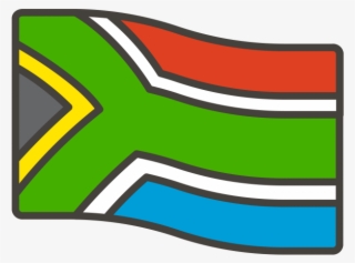 South Africa Flag Emoji - Graphic Design