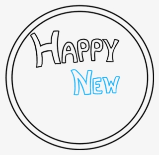How To Draw Happy New Year - Happy New Year Drawing