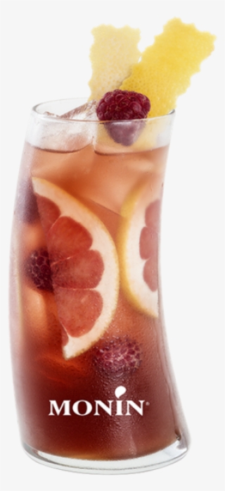 Raspberry And Pink Grapefruit Iced Tea - Monin