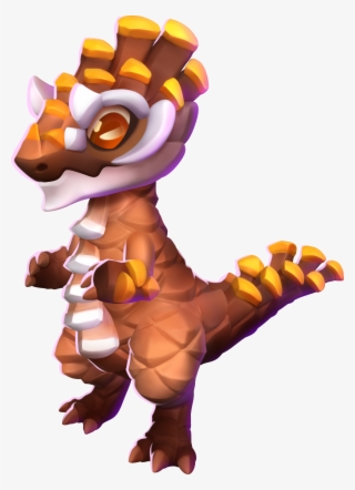 Pine Cone Dragon - Cartoon