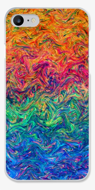 Case Transparente Fluid Colors G249 De Medusa Graphicart - Mobile Phone Case