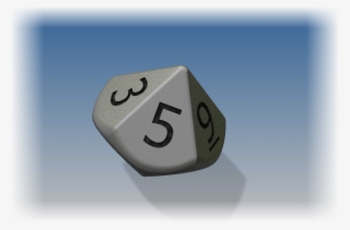 The Finished 10 Sided Die - 10 Sided Dice 3d Model