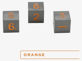 D6 Gun Metal Polyhedral Dice - Wood