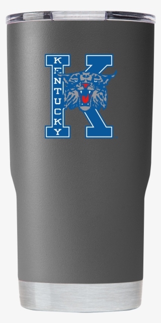 Kentucky 20 Oz Vault “k-cat” Gray Tumbler - Pint Glass
