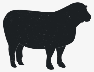 Cattle Silhouette Animal Silhouettes Transprent Png - Buey Png Silueta
