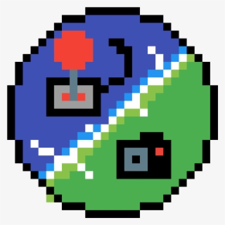 Logo - Planet Pixel Art Png