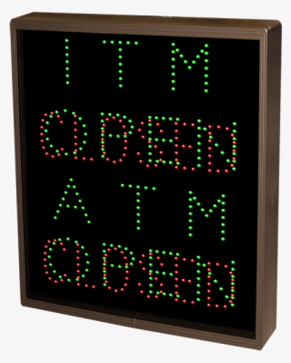 Open - Led Display
