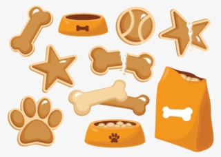 Dog Biscuit Icons Vector - Cartoon Dog Biscuit Transparent