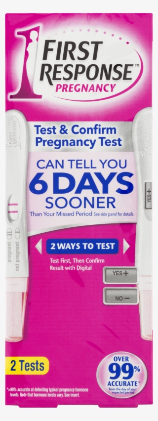 First Response Test & Confirm Pregnancy Test - Oral Hygiene