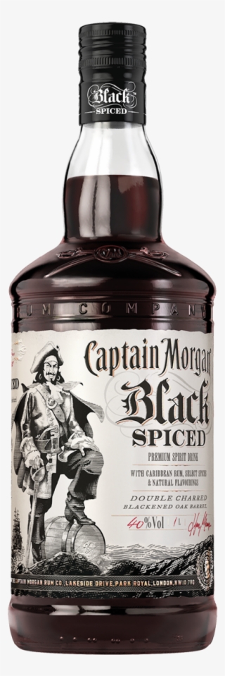 Captain Morgan Black Spiced Png
